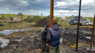 Заказать монтаж винтовых свай в Черняховск - цена под ключ с доставкой от 1904 шт